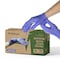 Fifthpulse Disposable Gloves, 3 mil Palm, Nitrile, XL, 150 PK, Violet Blue FMN100547 - alternate 1